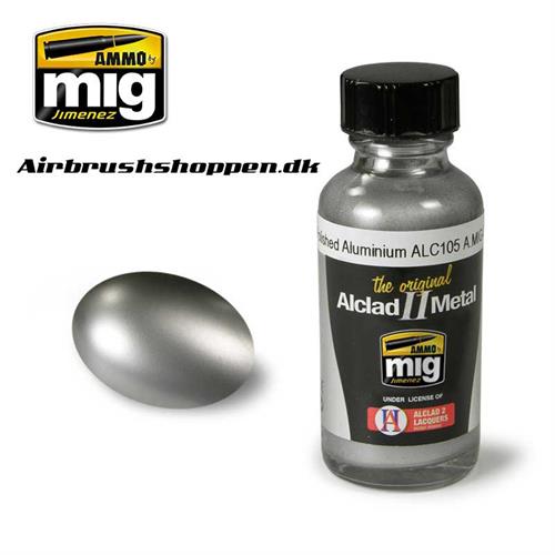 A.MIG 8204 POLISHED ALUMINIUM ALC105 ALCAD II 30 ml